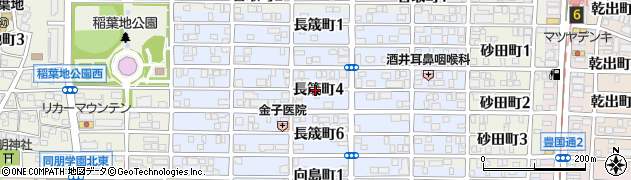 愛知県名古屋市中村区長筬町周辺の地図