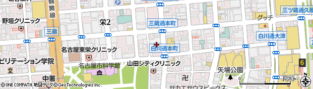 愛知県名古屋市中区栄2丁目14周辺の地図