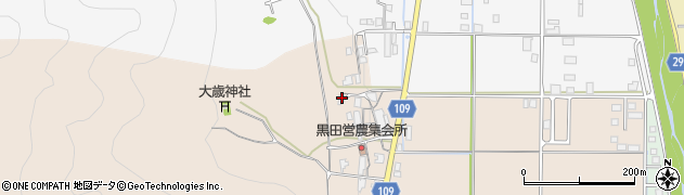 兵庫県丹波市氷上町黒田332周辺の地図