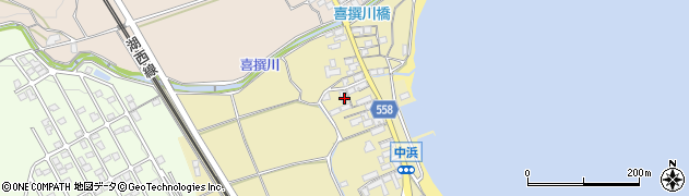 滋賀県大津市和邇中浜116周辺の地図
