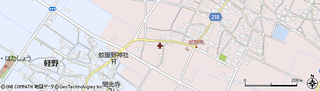 滋賀県愛知郡愛荘町蚊野2337周辺の地図