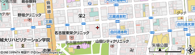 愛知県名古屋市中区栄2丁目12-12周辺の地図