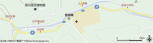雲南市立吉田中学校周辺の地図