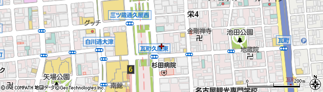 株式会社日本経済新聞社　名古屋支社編集部周辺の地図