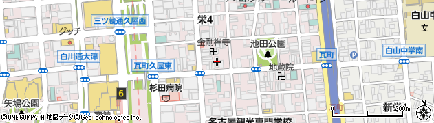愛知県名古屋市中区栄4丁目17-20周辺の地図