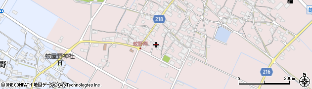 滋賀県愛知郡愛荘町蚊野1333周辺の地図