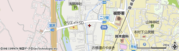 静岡県裾野市二ツ屋周辺の地図