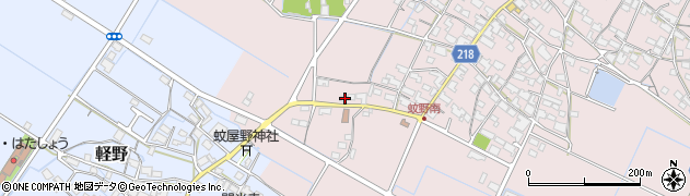 滋賀県愛知郡愛荘町蚊野2321周辺の地図