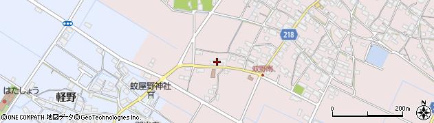 滋賀県愛知郡愛荘町蚊野2317周辺の地図