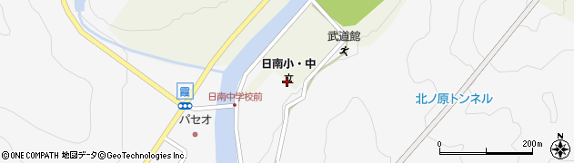 鳥取県日野郡日南町霞740周辺の地図