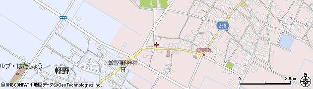 滋賀県愛知郡愛荘町蚊野2331周辺の地図