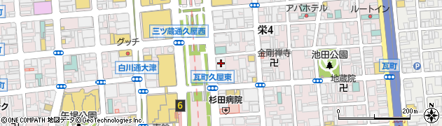 丹青堂名古屋店周辺の地図