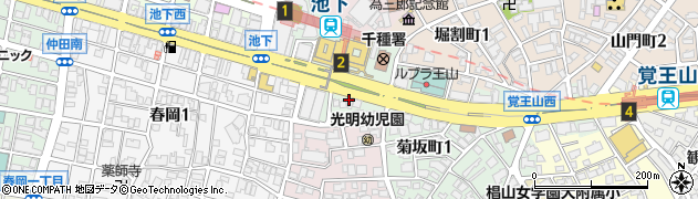 名古屋市役所緑政土木局　池下・覚王山自転車駐車場・管理事務所周辺の地図