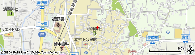 静岡県裾野市平松周辺の地図