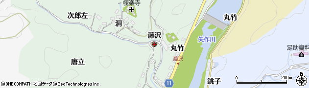 愛知県豊田市藤沢町（井之口）周辺の地図