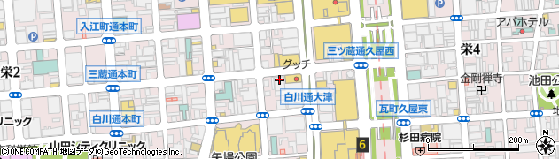 株式会社愛知銀行　本店営業部外国為替課周辺の地図