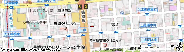 愛知県名古屋市中区栄2丁目9周辺の地図