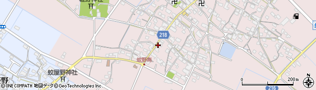 滋賀県愛知郡愛荘町蚊野1340周辺の地図