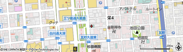 ザ・ビー名古屋周辺の地図