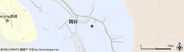 千葉県勝浦市関谷周辺の地図