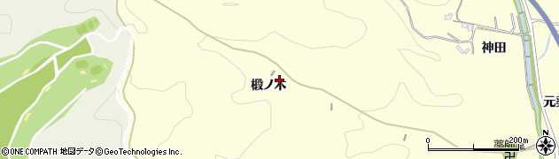 愛知県豊田市加納町（椴ノ木）周辺の地図