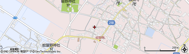 滋賀県愛知郡愛荘町蚊野1601周辺の地図