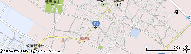 滋賀県愛知郡愛荘町蚊野1342周辺の地図