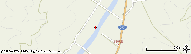 愛知県設楽町（北設楽郡）西納庫（橋戸）周辺の地図
