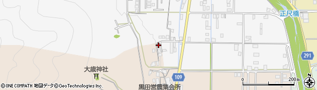 兵庫県丹波市氷上町黒田345周辺の地図