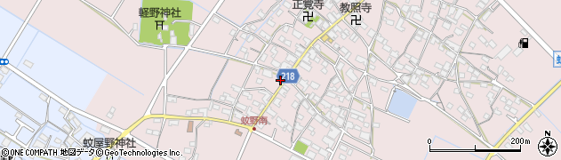 滋賀県愛知郡愛荘町蚊野1581周辺の地図
