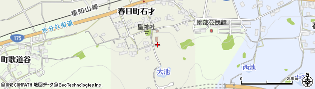 兵庫県丹波市春日町石才421周辺の地図