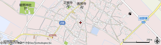 滋賀県愛知郡愛荘町蚊野1394周辺の地図