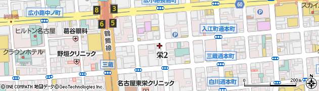 讃岐うどん田DEN 2丁目店周辺の地図