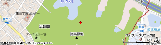 愛知県名古屋市名東区猪高町大字上社周辺の地図