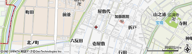 愛知県あま市七宝町川部屋敷代27周辺の地図