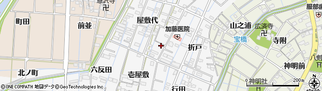 愛知県あま市七宝町川部屋敷代119周辺の地図