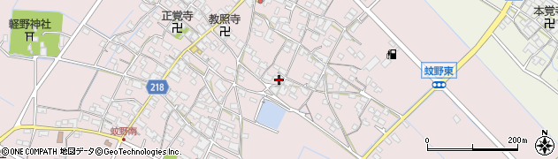 滋賀県愛知郡愛荘町蚊野1461周辺の地図