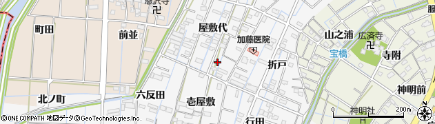 愛知県あま市七宝町川部屋敷代64周辺の地図