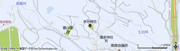 水分神社周辺の地図