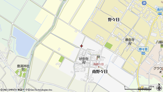 〒529-1226 滋賀県愛知郡愛荘町南野々目の地図