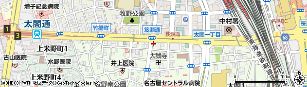 ザ・サンラウンジ名駅　太閤通店周辺の地図