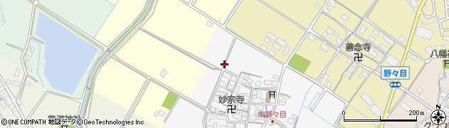 滋賀県愛荘町（愛知郡）南野々目周辺の地図