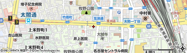 松竹梅　第３ホテル周辺の地図