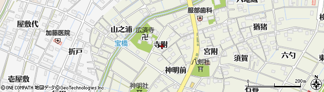 愛知県あま市七宝町桂寺附周辺の地図