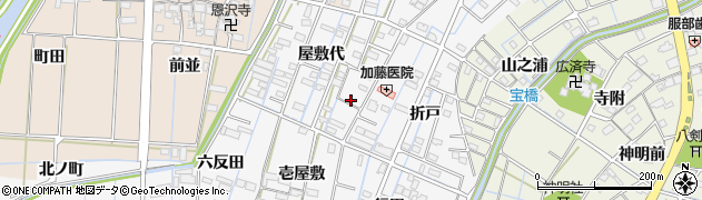 愛知県あま市七宝町川部屋敷代116周辺の地図