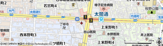 名古屋市役所　緑政土木局中村区役所自転車駐車場管理事務所周辺の地図