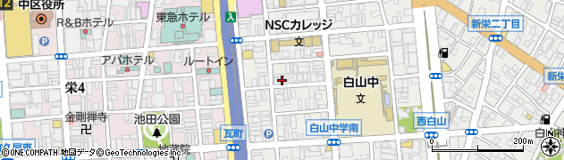 愛知県名古屋市中区新栄1丁目10-26周辺の地図
