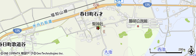 兵庫県丹波市春日町石才269周辺の地図