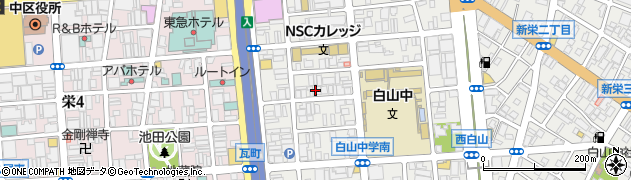 愛知県名古屋市中区新栄1丁目10-23周辺の地図