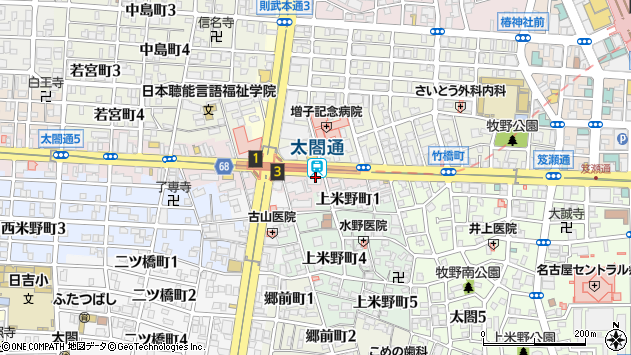 〒453-0811 愛知県名古屋市中村区太閤通の地図